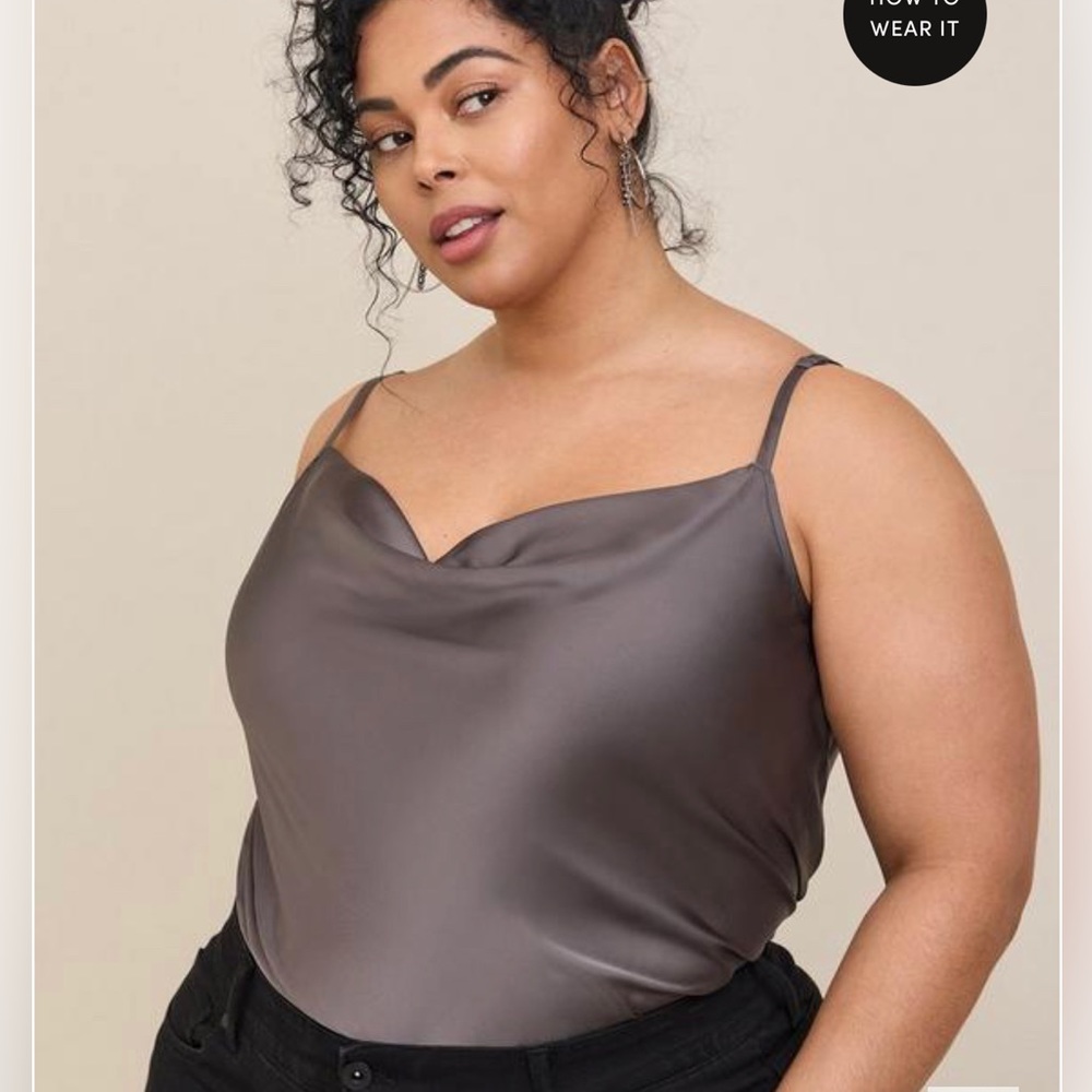 Torrid Satin Cowl Neck Cami New with tags, size 4